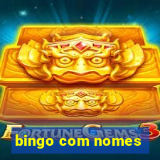 bingo com nomes